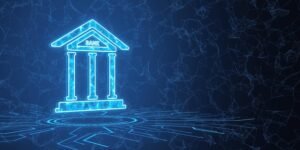 neon-blue-bank-icon-digital-network-dark-blue-background-illustrating-financial-technology-3d-rendering_670147-101176